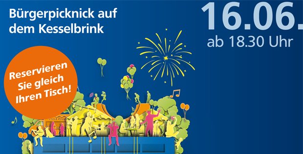 Volksbank-Kesselbrink-Fest mit Bürgerpicknick