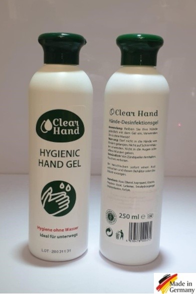 Clear Hygienic Hand Gel